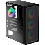 Ocypus Gamma C50 ARGB , Tower-Gehäuse schwarz, Tempered Glass