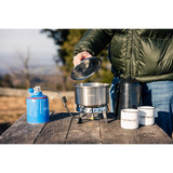 Campingaz Campingkocher Camp & Trek Connect, Gaskocher silber, 2 kW, Kochfläche Ø15 cm