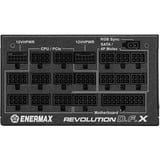Enermax Revolution D.F.X 1650W, PC-Netzteil schwarz, 3x 12-Pin High Power GPU Anschluss, 7x PCIe, Kabelmanegement, 1650 Watt