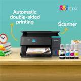 Epson EcoTank ET-2950, Multifunktionsdrucker schwarz, Scan, Kopie, USB, WLAN, Duplex (Druck)