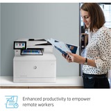 HP Color LaserJet Enterprise M480f MFP, Multifunktionsdrucker grau/schwarz, USB, LAN, Scan, Kopie, Fax, Duplex (Druck)