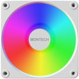 Montech GF120R V2 ARGB, Gehäuselüfter weiß/weiß, 3er Pack, Reverse, 120 mm