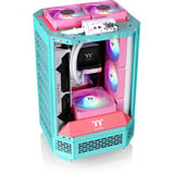 Thermaltake The Tower 250 Mint Strawberry, Tower-Gehäuse mint/beere, Tempered Glass