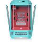 Thermaltake The Tower 250 Mint Strawberry, Tower-Gehäuse mint/beere, Tempered Glass