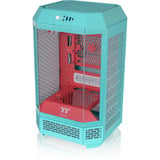 Thermaltake The Tower 250 Mint Strawberry, Tower-Gehäuse mint/beere, Tempered Glass