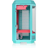 Thermaltake The Tower 250 Mint Strawberry, Tower-Gehäuse mint/beere, Tempered Glass