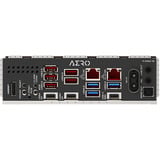 GIGABYTE X870E AERO X3D DARK WOOD, Mainboard schwarz/holz