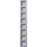 Gira Gehäuse achtfach Aluminium aluminium, Retail