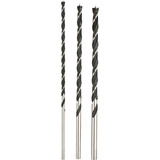 KWB Balkenbohrer-Satz, 3-teilig, 250mm Ø 6-10mm, extra lang, Spiralform