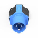 NRGkick Steckeraufsatz 16A - 3polig, max. 3,7kW, Adapter schwarz/blau, für NRGkick Ladeeinheit