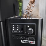 Weber Holzpelletgrill Searwood schwarz, WLAN und Bluetooth, App-Steuerung