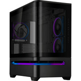 ASUS PRIME AP202 TG ARGB , Tower-Gehäuse schwarz, Tempered Glass x 2