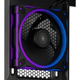 ASUS PRIME AP202 TG ARGB , Tower-Gehäuse schwarz, Tempered Glass x 2