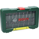 Bosch Heimwerken & Garten Wolfram-Carbide-Fräser-Set, 15-teilig 1/4" Schaft