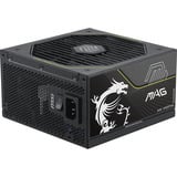 MSI MAG A1000PLS PCIE5 1000W, PC-Netzteil schwarz, 1x 12-Pin High Power GPU, 4x PCIe, Kabelmanagement, 1000 Watt