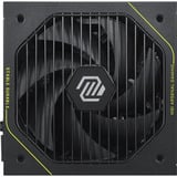 MSI MAG A1000PLS PCIE5 1000W, PC-Netzteil schwarz, 1x 12-Pin High Power GPU, 4x PCIe, Kabelmanagement, 1000 Watt