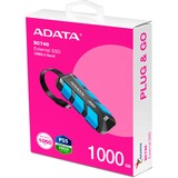 ADATA SC740 External SSD 1 TB, Externe SSD schwarz/blau, USB-C 3.2 Gen 2 (10 Gbit/s)