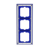 Busch-Jaeger Rahmen 3-fach blau, Retail