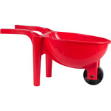 VEDES Outdoor active Schubkarre aus Kunststoff rot