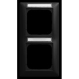 Busch-Jaeger Abdeckrahmen mit Sichtfenster 1722 NS-915 schwarz, Retail