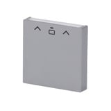 Busch-Jaeger Zentrale Scheibe Cardschalter Radiofrequenzidentifikation 1792 Radiofrequenzidentifikation-83, Abdeckung aluminium, Retail