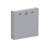Busch-Jaeger Zentrale Scheibe Cardschalter Radiofrequenzidentifikation 1792 Radiofrequenzidentifikation-83, Abdeckung aluminium, Retail