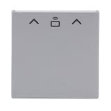 Busch-Jaeger Zentrale Scheibe Cardschalter Radiofrequenzidentifikation 1792 Radiofrequenzidentifikation-83, Abdeckung aluminium, Retail