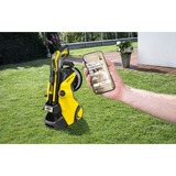 Kärcher K 5 Premium Smart Control Flex, Hochdruckreiniger gelb/schwarz, Bluetooth, LCD-Display und Schlauchtrommel