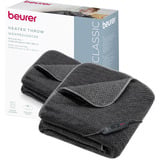 Beurer Wärmezudecke HD 65 Dark Grey, Heizdecke dunkelgrau, 130 x 180 cm