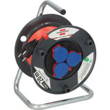 Brennenstuhl Garant IP44 Outdoor-Kabeltrommel, 3-fach schwarz/rot, 20 Meter