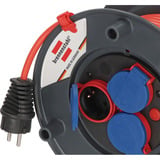 Brennenstuhl Garant IP44 Outdoor-Kabeltrommel, 3-fach schwarz/rot, 20 Meter