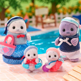 EPOCH Sylvanian Families - Robben Familie, Konstruktionsspielzeug 