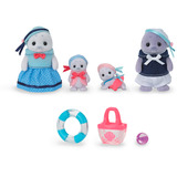 EPOCH Sylvanian Families - Robben Familie, Konstruktionsspielzeug 