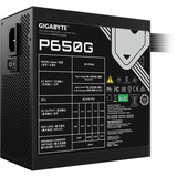 GIGABYTE P650G PCIE 5.1, PC-Netzteil schwarz, 650 Watt