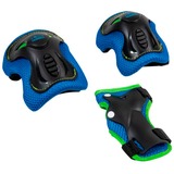 HUDORA Protektoren Set Kids schwarz/blau, Größe S