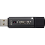 Kingston IronKey Locker+ 50 G2 256 GB, USB-Stick anthrazit, USB-A 3.2 Gen 1