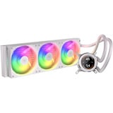 Krux HydroGlance 360 LCD White, Wasserkühlung weiß
