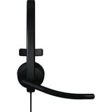 Logitech H570e Mono, Headset schwarz, Zertifiziert für Microsoft Teams, USB-C
