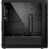 Sharkoon TG6 RGB Generalüberholt, Tower-Gehäuse schwarz, Front und Seitenteil aus gehärtetem Glas
