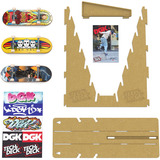 Spin Master Tech Deck - Fingerboard 6er-Display, Spielfahrzeug sortierter Artikel, mit 3 kompletten Boards und Zubehör