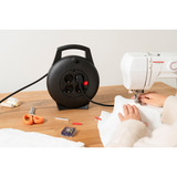 Brennenstuhl Vario-Line Mini-Kabeltrommel 4-fach schwarz, 10 Meter