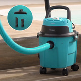 Cecotec Conga Rockstar Wet & Dry Compact Garden, Nass-/Trockensauger türkis/schwarz