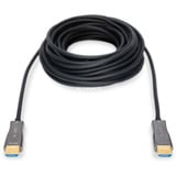 Digitus HDMI AOC Hybrid Glasfaserkabel, UHD 4K schwarz, 20 Meter