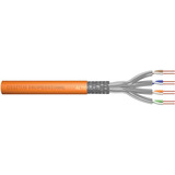Digitus Professional Cat.7 S/FTP Verlegekabel simplex, Cca orange, 1.000 Meter Trommel