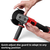 EINHELL Professional Akku-Winkelschleifer AXXIO 18/115 Q, 18Volt rot/schwarz, ohne Akku und Ladegerät