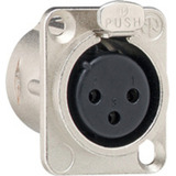 Gira XLR Steckverbinder Flanschbuchse 3-Pol-D, Anschlussdose Retail