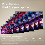 Hisense 55E7S PRO Hi-QLED-Fernseher 139 cm (55 Zoll), schwarz/dunkelgrau, UltraHD/4K, Free-Sync-Premium, 144Hz Panel