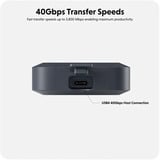  Hyper Drive EcoSmart USB4 SSD Enclosure, Laufwerksgehäuse dunkelblau