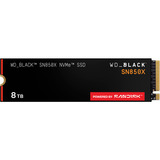 WD Black SN850X NVMe SSD 8 TB schwarz, PCIe 4.0 x4, NVMe, M.2 2280