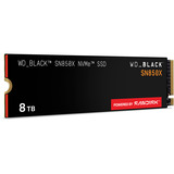 WD Black SN850X NVMe SSD 8 TB schwarz, PCIe 4.0 x4, NVMe, M.2 2280